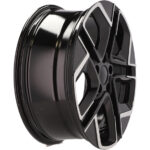 Jantes 17 pouces Racing Line Y1258 finition MB poli noir pour VW Audi SEAT compatible – Image 3
