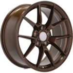 Jantes 18 pouces Racing Line B1416 bronze pour BMW Séries 3 4 5 GT style sportif – Image 5
