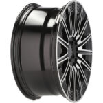 Jantes Mercedes 18 pouces Hybrid Forged Racing Line finition MB poli noir FLB005 – Image 2