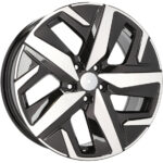 Jantes Racing Line FBX236 18 pouces Hybrid Forged pour VW Golf GTI et Passat avec finition MB poli noir – Image 5