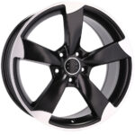 Jantes Audi 18 pouces Rotor MB poli et noir pour style sportif affirmé – Image 8