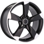 4x jantes 18 s'intégrer dans AUDI A3 8Y 8P 8V A4 B6 B7 B8 B9 A6 C6 C7 Q2 GA Q3 Rotor Style - BK217 (FBX341)