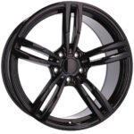 Style sportif immédiat Jantes BMW 18 pouces Racing Line BK855 noires pour Série 3 4 5 6 X1 Z4 – Image 6