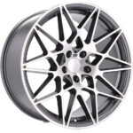 Jantes BMW 18 pouces Racing Line B5167 montage mixte finition MG poli graphite – Image 10