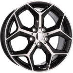 Jantes alliage 18 pouces Racing Line L1623 MB poli noir pour BMW X1 X2 Série 1 – Image 5
