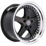 Pack 4 jantes 18 pouces Racing Line B1161 noir rebord design sportif pour BMW – Image 7