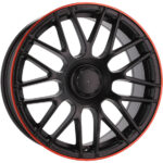 Jantes alliage 18 pouces Racing Line REW020 noir mat pour Mercedes style sportif affirmé – Image 6