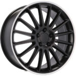 Style sportif et montage précis Jantes 18 pouces Racing Line A1020 noir demi-mat Mercedes – Image 6