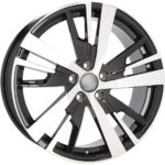 Jantes 18 pouces Racing Line YF0448 poli noir pour Peugeot 3008 308 5008 compatibles 5 x108 – Image 6