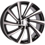Jantes 18 pouces Racing Line D2403 MB poli noir compatibles Skoda et VW pour style sportif élégant – Image 6