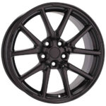 Jantes 18 pouces Racing Line B1503 noir demi mat compatibles Tesla Model 3 et autres modèles – Image 7