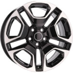 Jantes 18 pouces Racing Line B1092 pour Toyota Lexus finition MB poli noir 4 pièces – Image 5