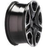 Jantes 18 pouces Racing Line B1092 pour Toyota Lexus finition MB poli noir 4 pièces – Image 3
