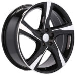 Jantes 18 pouces Racing Line BY115 MB poli+noir pour Volvo et véhicules 5 x108/5 x114,3 compatible large modèle – Image 5