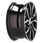 Jantes 18 pouces Racing Line BK713 MB poli noir pour VW Audi design sportif affûté – Image 3