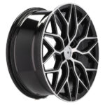 Jantes 19 pouces Racing Line H4101 5 x108/114,3 finition MB poli noir pour Volvo Ford – Image 4