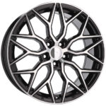 Jantes Aluminium 19 pouces Racing Line H4101 MB Poli Noir pour Audi BMW Mercedes VW – Image 6
