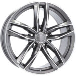Jantes 19" Racing Line BK690 Barok MG Poli + Graphite pour Audi avec montage précis et style affirmé – Image 8