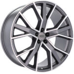 Jantes 19 pouces Racing Line B5131 pour Audi S line avec finition polie graphite – Image 7