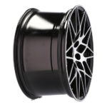 Jantes BMW 19 pouces Racing Line Style 666 finition MB poli noir pack 4 – Image 5