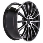 Jantes 19 pouces Racing Line B1048 MB poli noir pour Mercedes style sportif premium – Image 5