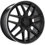 Style sportif affirmé jantes 19 pouces Racing Line noir demi mat pour Mercedes E S CLS SL – Image 10