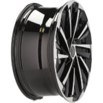 Jantes aluminium 19 pouces Racing Line FBX261 MB poli noir pour Audi Skoda VW – Image 3