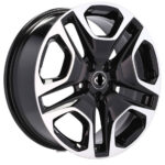 Jantes alliage 19 pouces Racing Line Y0113 MB poli noir pour Toyota Lexus sportives – Image 7