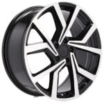 Jantes 19 pouces Racing Line B1154 noir poli pour VW Golf Passat Audi Seat Skoda – Image 6