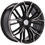 Look Racing Line 20 pouces MB poli noir jantes 4 pièces pour BMW X3 X4 Série 3 5 – Image 6
