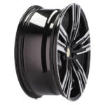 Style sportif affirmé - Jantes 20" Racing Line B1831 BMW finition MB poli noir montage mixte – Image 4