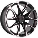Jantes 20 pouces Racing Line B1790 MB poli noir pour Jeep Grand Cherokee et Wrangler – Image 5