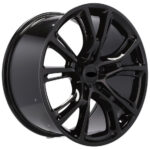 Jantes 20 pouces Racing Line BK568 noires larges pour Jeep Grand Cherokee et Dodge Durango – Image 6