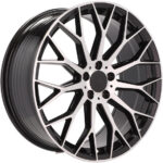 Jantes 20 pouces Racing Line YS1180 pour Mercedes avec finition MB poli et noir élégante – Image 6
