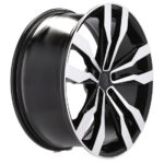 Jantes 20 pouces Racing Line 9" ET33 poli noir pour VW et Audi premium – Image 5