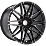 Jantes Racing Line 21 pouces noir poli montées mixte pour BMW X5 X6 X7 M – Image 8