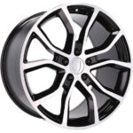 Jantes 21 pouces Racing Line B5362 MB poli et noir pour Porsche Cayenne E3 – Image 8