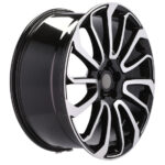 Jantes 21 pouces Racing Line BY959 Flow Forming MB Poli Noir pour Land Rover SUV – Image 4