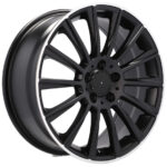 Style sportif affirmé Jantes 21 pouces Racing Line B1048 noires pour Mercedes GL GLS M-Class – Image 6