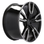 Jantes BMW 22 pouces Racing Line finition MB poli noir pour un style sportif affirmé – Image 5