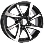 Jantes Racing Line 14 pouces MB Poli Noir 5 x114.3 compatibles Chevrolet Citroën Renault Dacia – Image 8